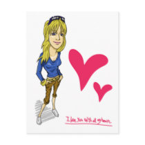 Love message postcards by samurai_illust Love message postcards