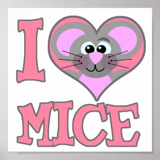 love mice print