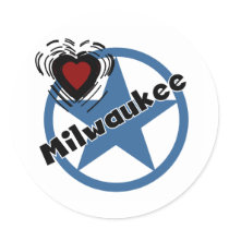 Love Milwaukee stickers by USAcities Love Milwaukee stickers
