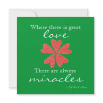 Love & Miracles Christmas photo card invitations by KarateKatGraphics Love & Miracles Christmas photo card invitations