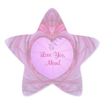 Love Mom Star Sticker