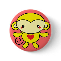 Love Monkey buttons