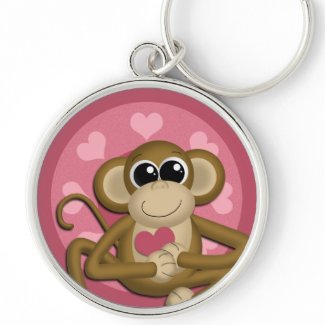 Love Monkey : Premium Keychain