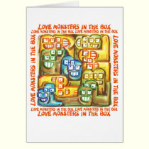 Love Monsters In The Box cards