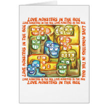 Love Monsters In The Box Cards