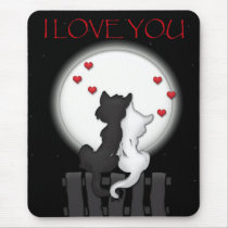 Love Moon mousepads