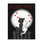 Love Moon Postcard
