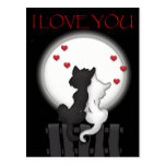 Love Moon Postcard