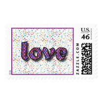 Love Mosaic Confetti Postage postage by stampstore Love Mosaic Confetti Postage postage