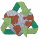 Love Mother Earth embroidered shirts by Embroidery4U Love Mother Earth embroidered shirts
