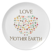 Love Mother Earth Plate