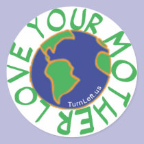LOVE MOTHER EARTH stickers