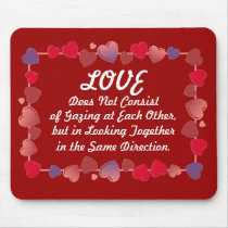 Love Mouse Pad mousepads by DefinitelyMaybe Love Mouse Pad mousepads