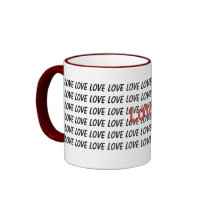 Love. mugs by lovelyxxroses Love. mugs