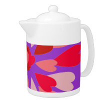 Love Mum Valentine teapots