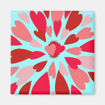 Love Mum Valentine magnets