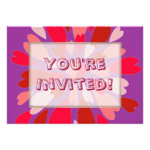 Love Mum Valentine invitations