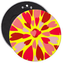 Love Mum Valentine buttons