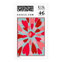 Love Mum Valentine stamps