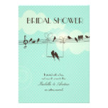 Love Music bridal shower invitations