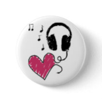 Love music buttons by teamweasley Love music buttons