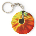 Love Music Note Tie Dye PhatDyes keychains