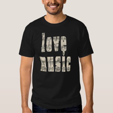 Love music T shirt