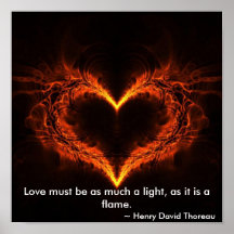 "Love must be..." Poster