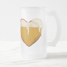 Love My 40 Weight Frosted Glass Mug