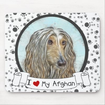 Love My Afghan Mouse Pads by nextstopitaly