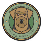 Love My Airedale Sticker