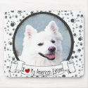 Love MY American Eskimo mousepads by nextstopitaly Love MY American Eskimo mousepads