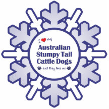 Love My Aust. Stumpy Tail Cattle Dogs (Multi Dogs) Photo Cut Out