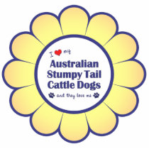 Love My Aust. Stumpy Tail Cattle Dogs Ornament photo sculptures by thatsalottadogs Love My Aust. Stumpy Tail Cattle Dogs Ornament photo sculptures