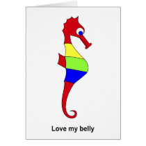 Love my belly card