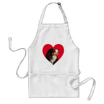 Love My Bernese Mountain Dog Aprons