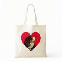 Love My Bernese Mountain Dog Tote Bag