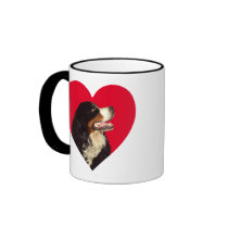 Love My Bernese Mountain Dog Mugs
