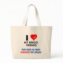 Love my Bingo Friends! Canvas Bags