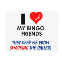 Love my Bingo Friends! Postcard