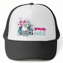 Love My Blue Heeler hats