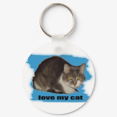 LOVE MY CAT Key Chain