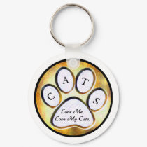 Love My Cats Key Chain keychains