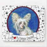 Love My Chinese Crested mousepads