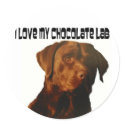 love my chocolate lab stickers by rescueadog love my chocolate lab stickers