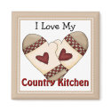 Love My Country Kitchen Magnet by RanchLady Love My Country Kitchen Magnet