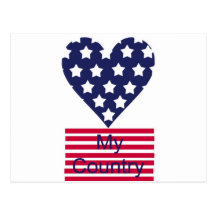 Love My Country Post Card