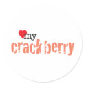 Love My Crackberry stickers