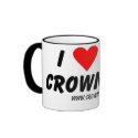 Love My Crown Cue Cup mugs
