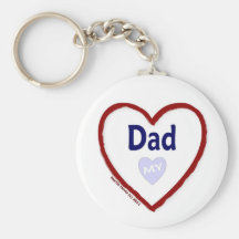 Love My Dad Key Chains